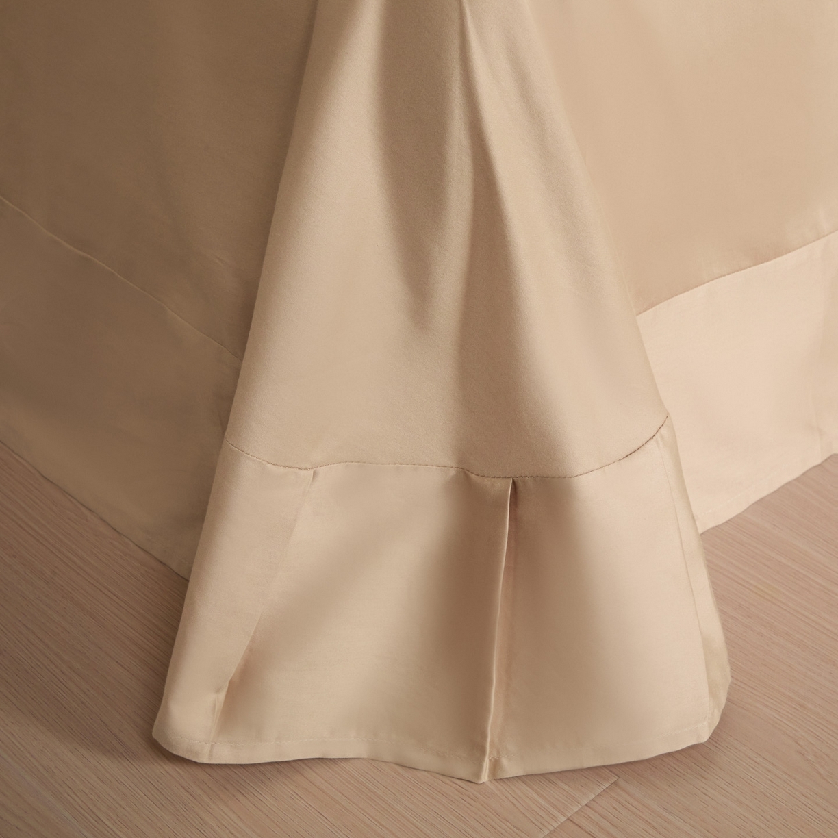 91家纺网 家纺一手货源 找家纺 秀色家纺 2026新款100支长绒棉纯棉四件套轻奢全棉刺绣被套床单纯棉四季床品-唤醒 唤醒-奶昔白+香槟金