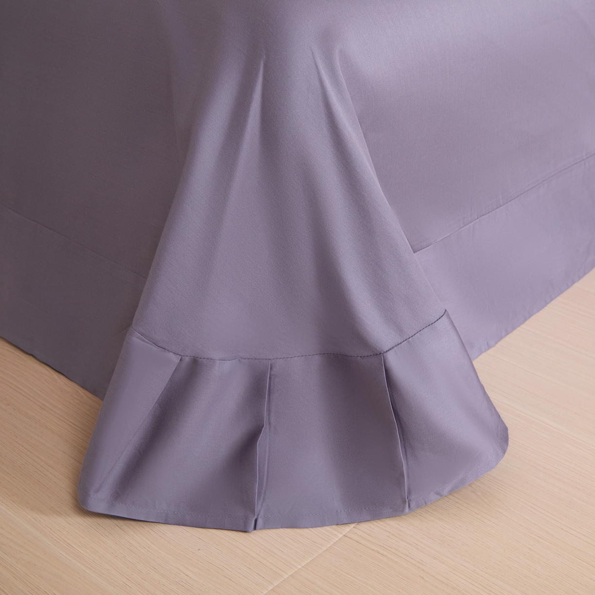 91家纺网 家纺一手货源 找家纺 秀色家纺 2026新款100支长绒棉纯棉四件套轻奢全棉刺绣被套床单纯棉四季床品-唤醒 唤醒-茱萸粉+丁香紫