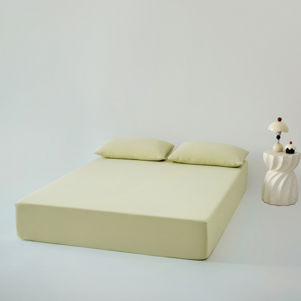 91家纺网 家纺一手货源 找家纺 （总）其奥家纺 2026新款锦氨凉感床笠三件套A类耐磨5级0.35凉感有检测报告