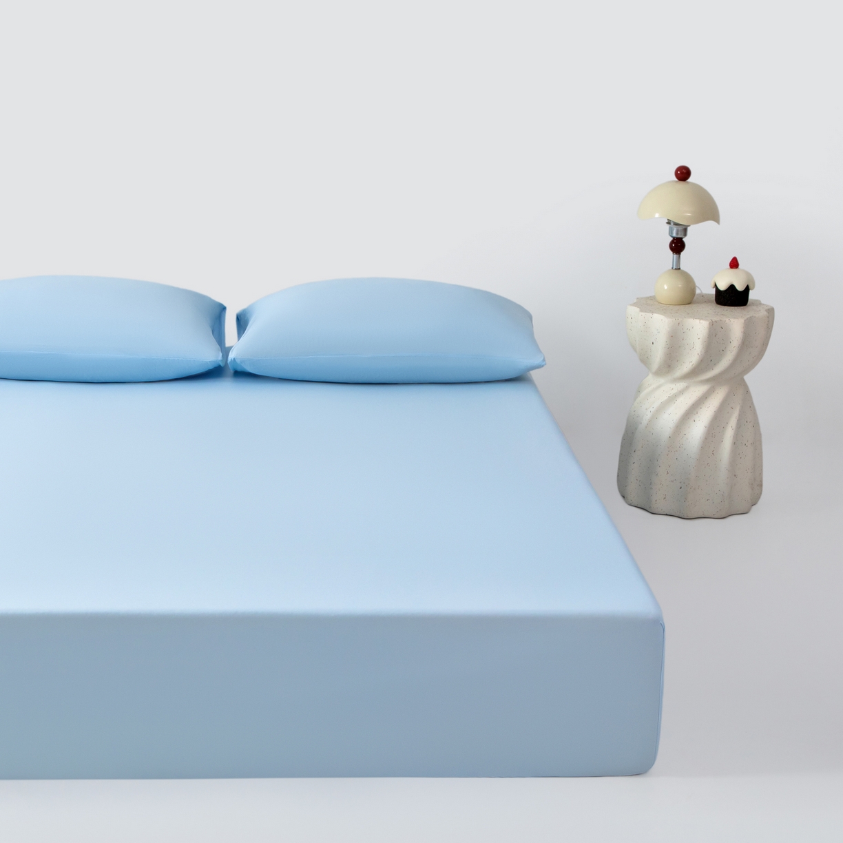 91家纺网 家纺一手货源 找家纺 （总）其奥家纺 2026新款锦氨凉感床笠三件套A类耐磨5级0.35凉感有检测报告