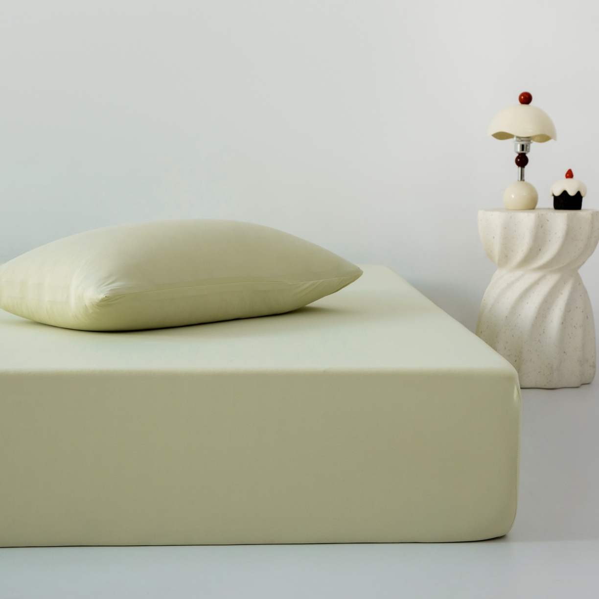 91家纺网 家纺一手货源 找家纺 （总）其奥家纺 2026新款锦氨凉感床笠三件套A类耐磨5级0.35凉感有检测报告