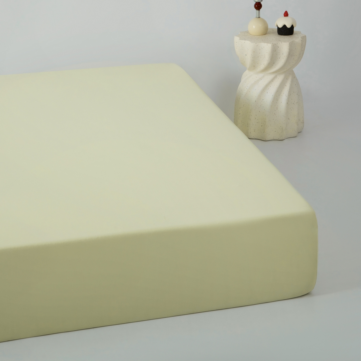 91家纺网 家纺一手货源 找家纺 （总）其奥家纺 2026新款锦氨凉感床笠三件套A类耐磨5级0.35凉感有检测报告