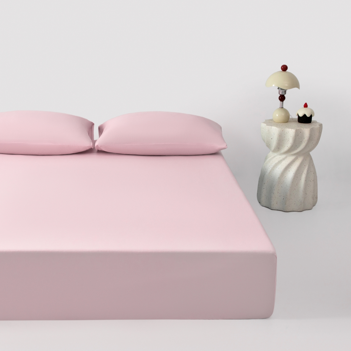 91家纺网 家纺一手货源 找家纺 （总）其奥家纺 2026新款锦氨凉感床笠三件套A类耐磨5级0.35凉感有检测报告