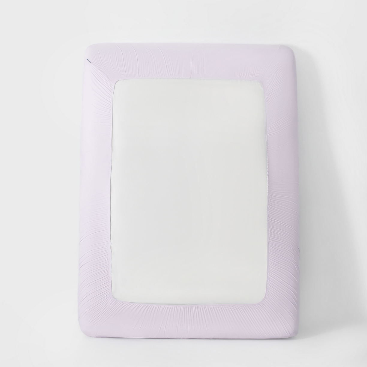 91家纺网 家纺一手货源 找家纺 其奥家纺 2026新款锦氨凉感床笠三件套A类耐磨5级0.35凉感有检测报告 丁香紫