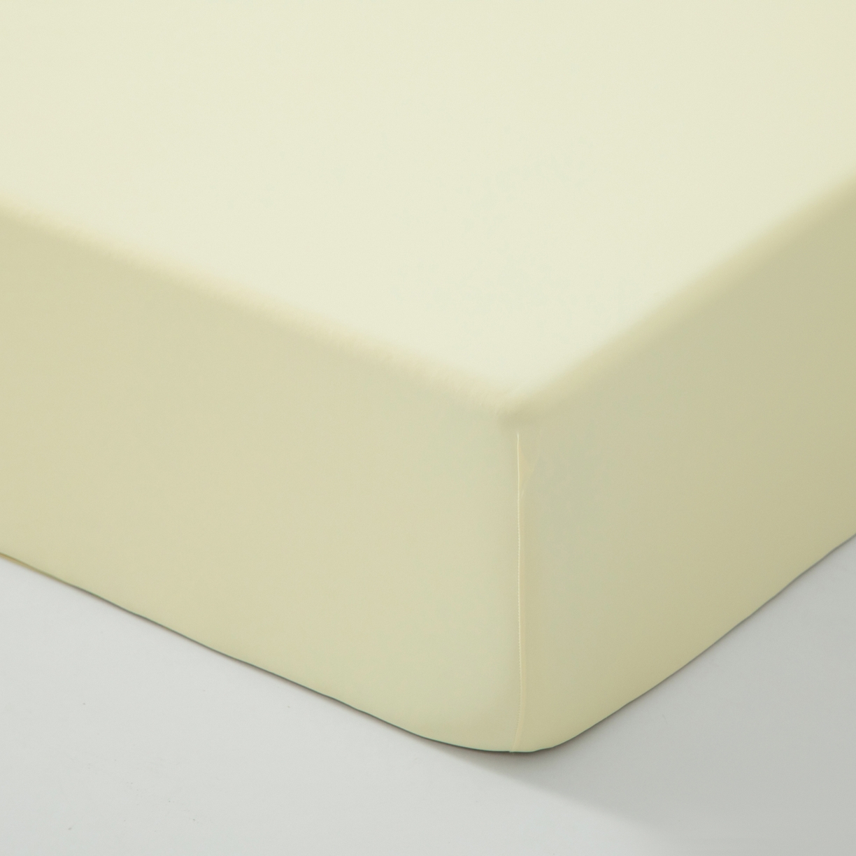 91家纺网 家纺一手货源 找家纺 其奥家纺 2026新款锦氨凉感床笠三件套A类耐磨5级0.35凉感有检测报告 奶油黄