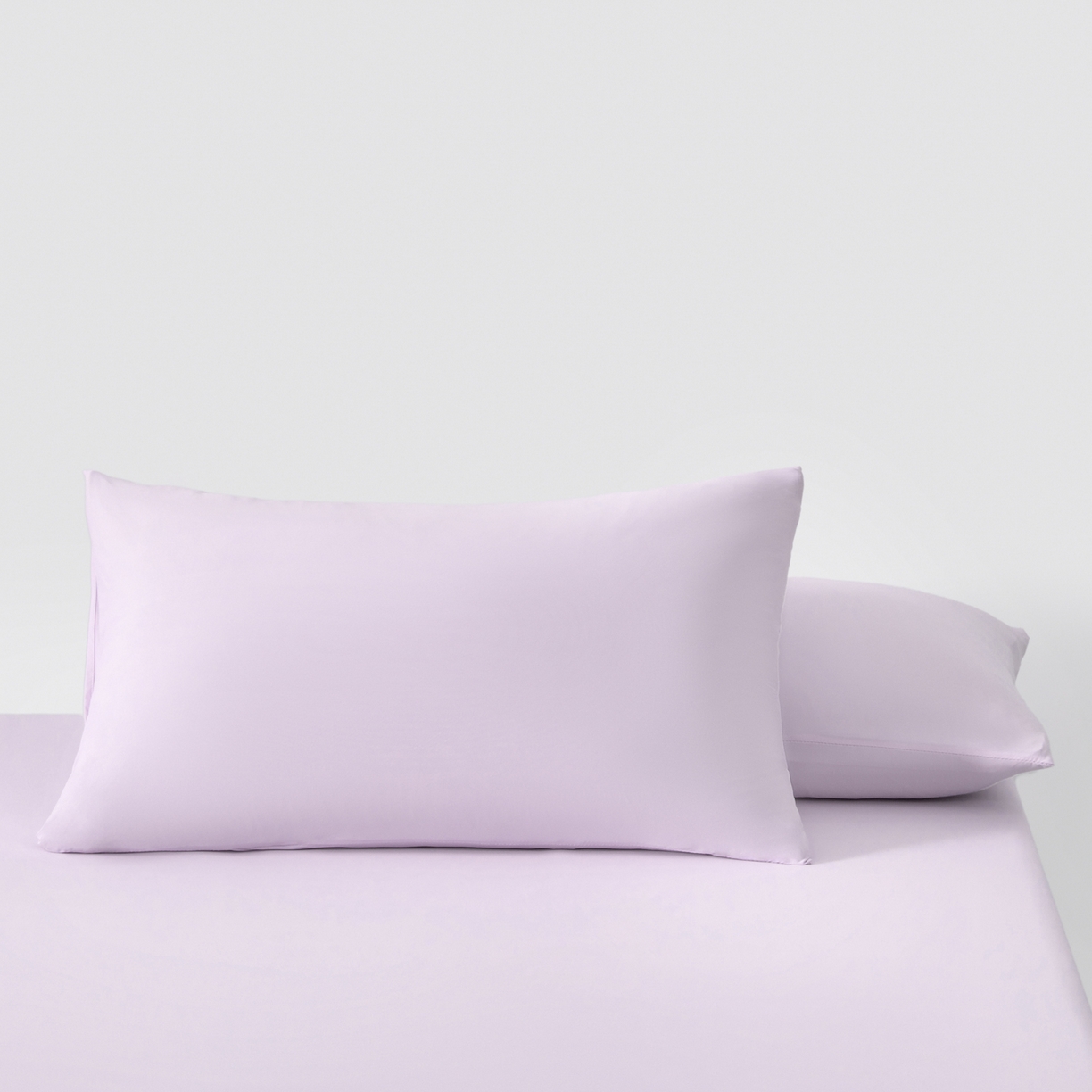 91家纺网 家纺一手货源 找家纺 其奥家纺 2026新款锦氨凉感床笠三件套A类耐磨5级0.35凉感有检测报告 丁香紫