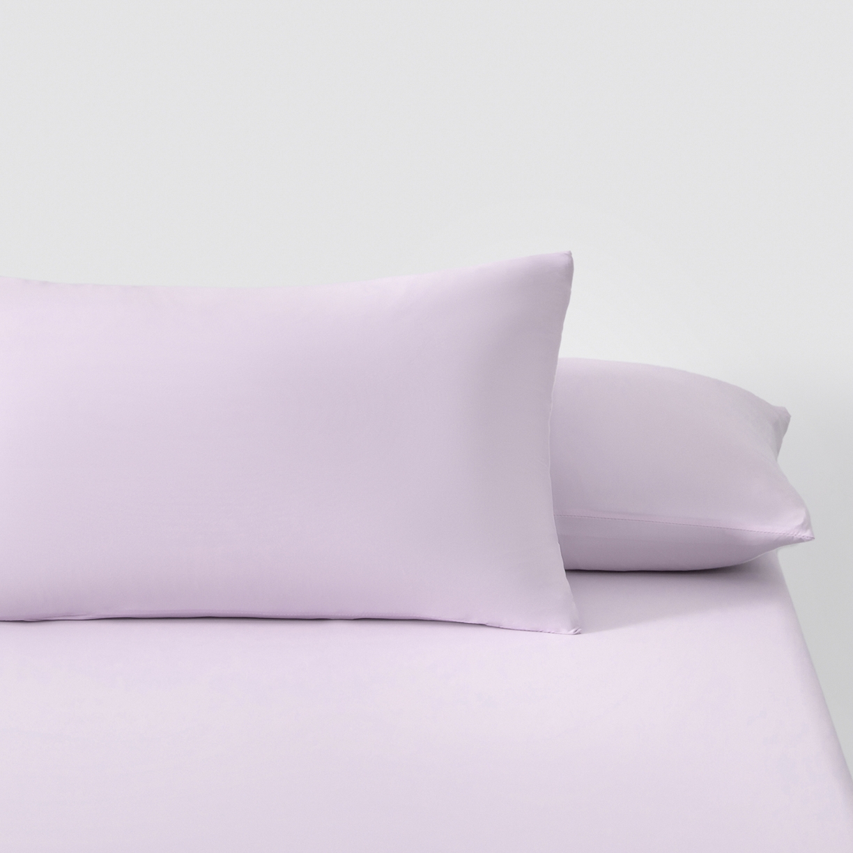 91家纺网 家纺一手货源 找家纺 其奥家纺 2026新款锦氨凉感床笠三件套A类耐磨5级0.35凉感有检测报告 丁香紫