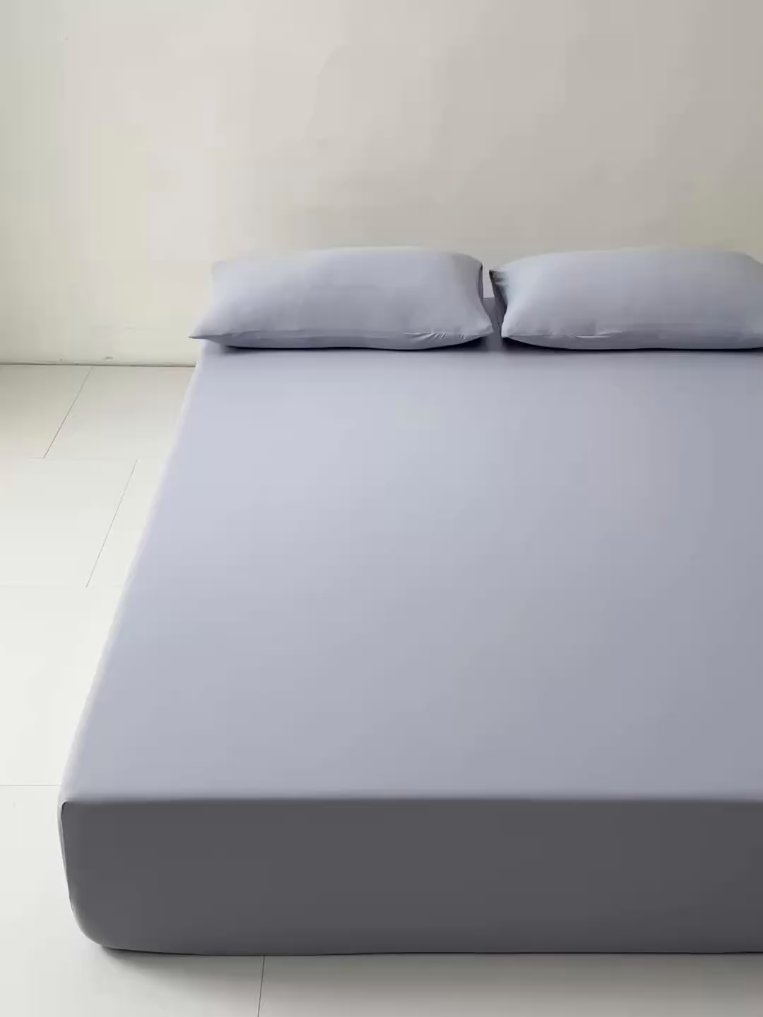 91家纺网 家纺一手货源 找家纺 其奥家纺 2026新款锦氨凉感床笠三件套A类耐磨5级0.35凉感有检测报告 芦灰