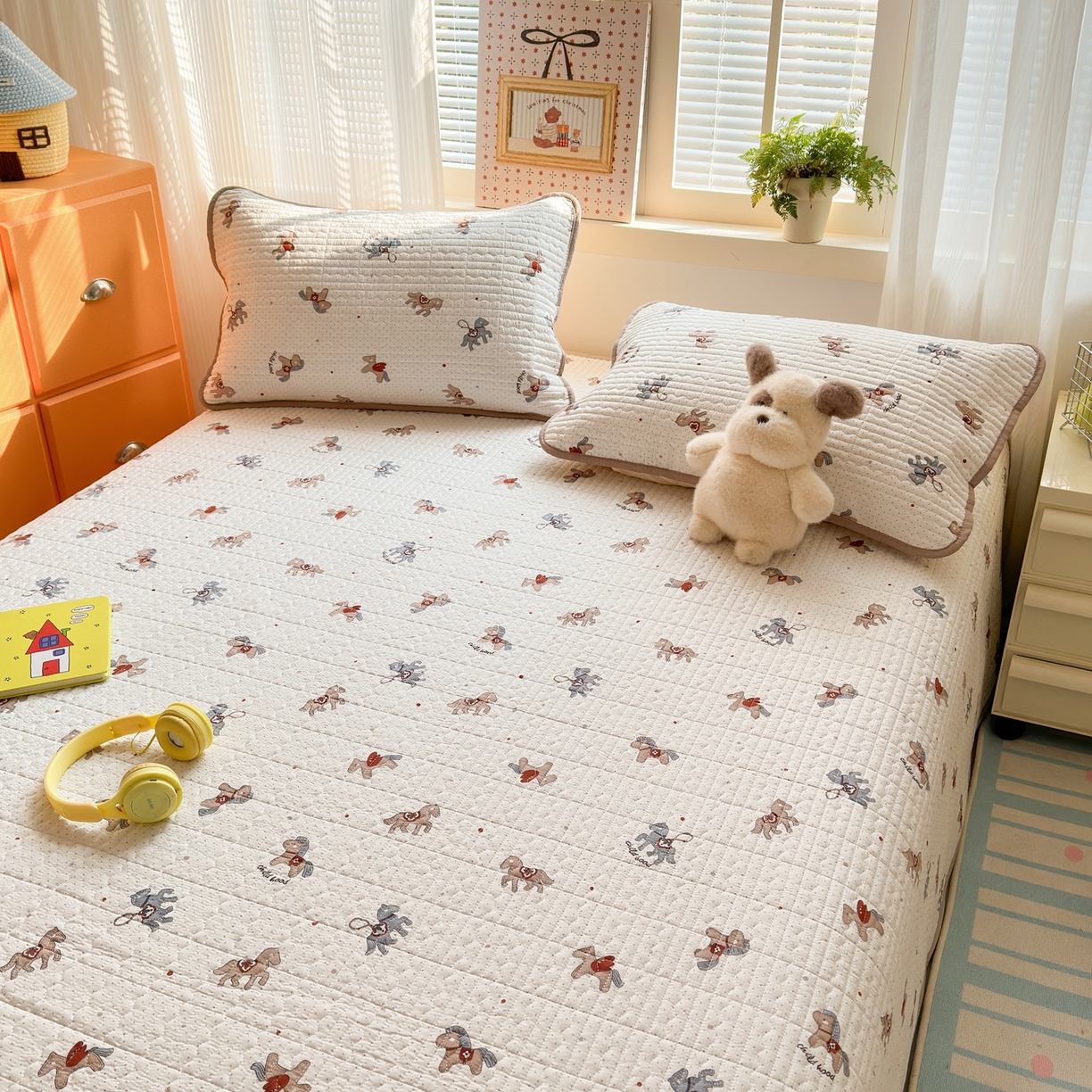 91家纺网 家纺一手货源 找家纺 （总）云玲时尚 2026新款三角针泡芙夏被四件套系列