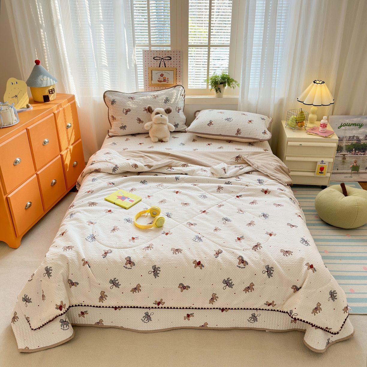 91家纺网 家纺一手货源 找家纺 （总）云玲时尚 2026新款三角针泡芙夏被四件套系列