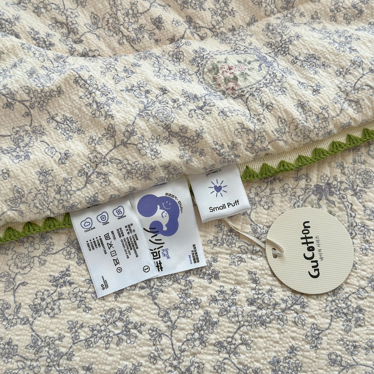 91家纺网 家纺一手货源 找家纺 云玲时尚 2026新款三角针泡芙夏被四件套系列 复古花园