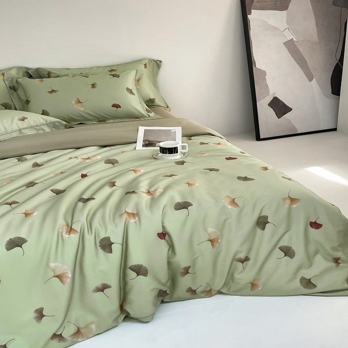 91家纺网 家纺一手货源 找家纺 金奇达家纺 2026新款茧养天丝棉四件套-【美罗拉】（标准号全网控价（折后券后）不低于 258元） 南汐