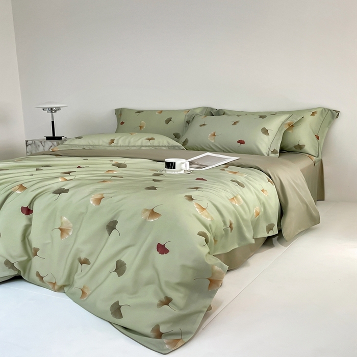 91家纺网 家纺一手货源 找家纺 金奇达家纺 2026新款茧养天丝棉四件套-【美罗拉】（标准号全网控价（折后券后）不低于 258元） 南汐