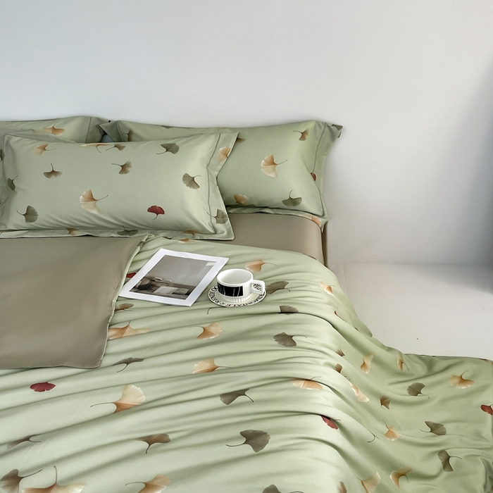 91家纺网 家纺一手货源 找家纺 金奇达家纺 2026新款茧养天丝棉四件套-【美罗拉】（标准号全网控价（折后券后）不低于 258元） 南汐