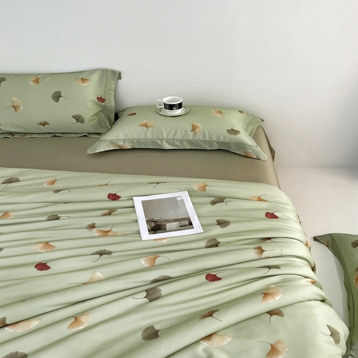 91家纺网 家纺一手货源 找家纺 金奇达家纺 2026新款茧养天丝棉四件套-【美罗拉】（标准号全网控价（折后券后）不低于 258元） 南汐