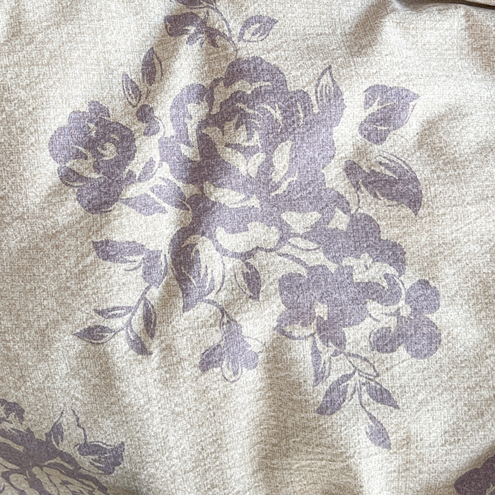 91家纺网 家纺一手货源 找家纺 朵朵家纺 2026新款高级感轻奢复古美拉德色系双层纱泡芙棉床品四件套加厚水洗双层纱软 紫韵