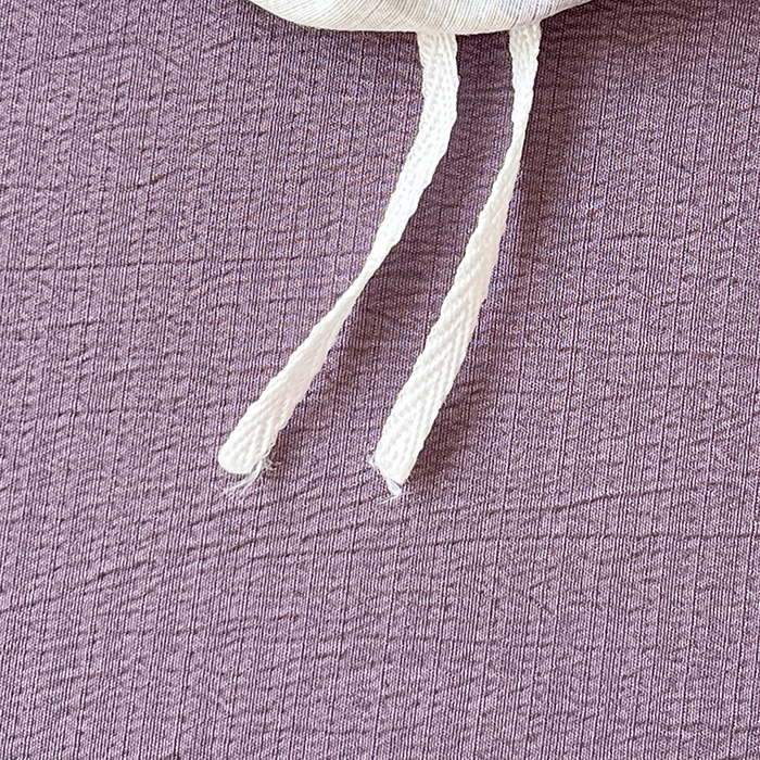 91家纺网 家纺一手货源 找家纺 朵朵家纺 2026新款高级感轻奢复古美拉德色系双层纱泡芙棉床品四件套加厚水洗双层纱软 紫韵