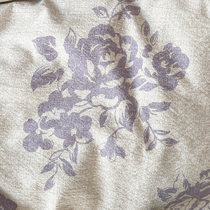 91家纺网 家纺一手货源 找家纺 朵朵家纺 2026新款高级感轻奢复古美拉德色系双层纱泡芙棉床品四件套加厚水洗双层纱软 紫韵