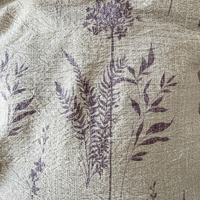 91家纺网 家纺一手货源 找家纺 朵朵家纺 2026新款高级感轻奢复古美拉德色系双层纱泡芙棉床品四件套加厚水洗双层纱软 紫苏