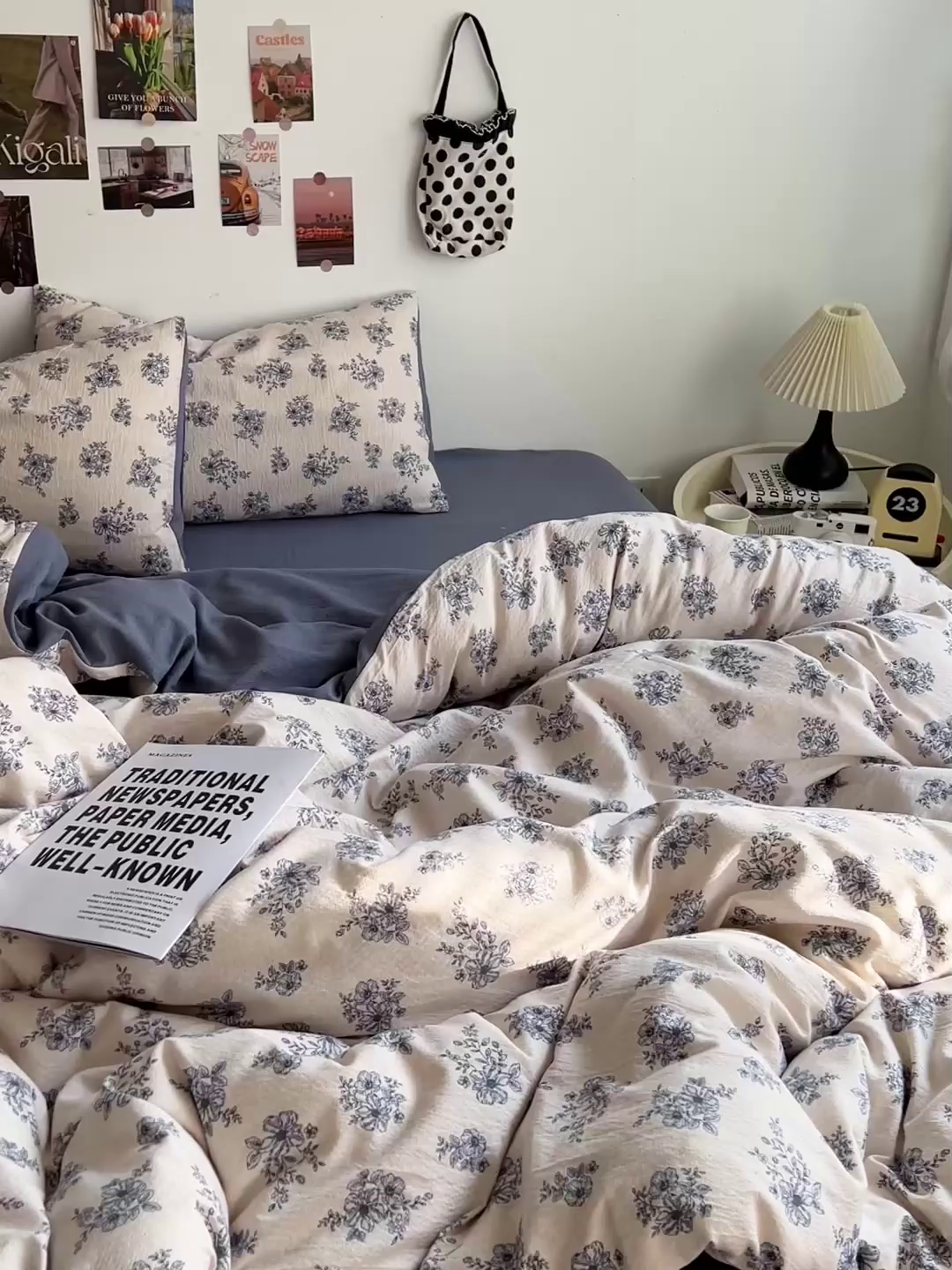 91家纺网 家纺一手货源 找家纺 朵朵家纺 2026新款高级感轻奢复古美拉德色系双层纱泡芙棉床品四件套加厚水洗双层纱软 清欢