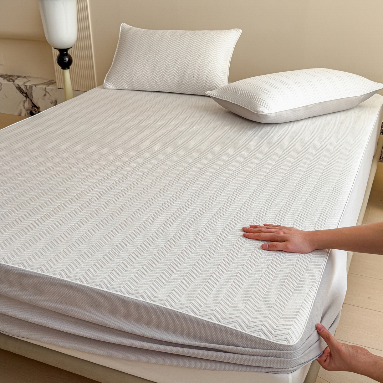 91家纺网 家纺一手货源 找家纺 （总）席世家 2026新款iMatex-中分子床笠单床笠 床笠单件