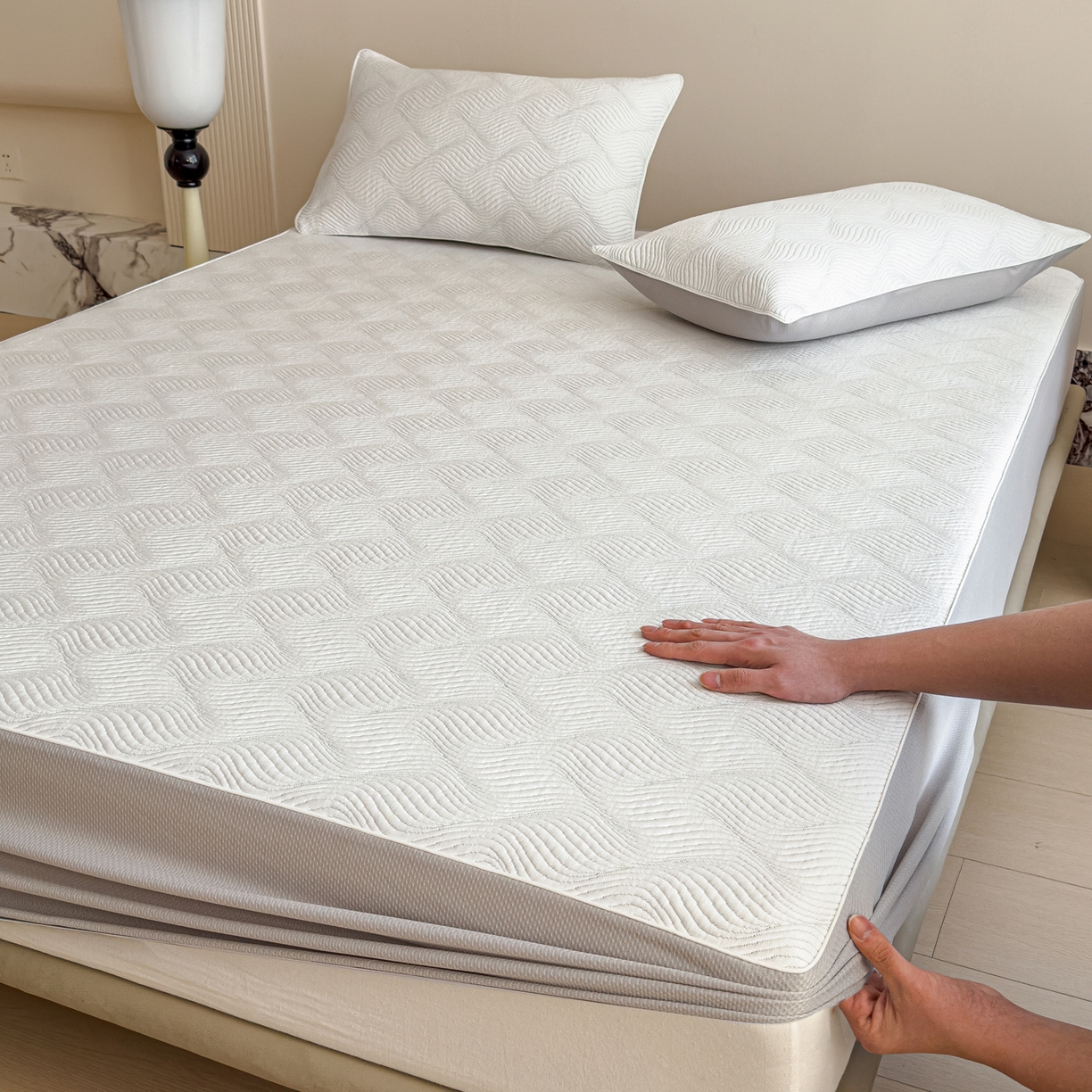 91家纺网 家纺一手货源 找家纺 （总）席世家 2026新款iMatex-中分子床笠单床笠 床笠单件