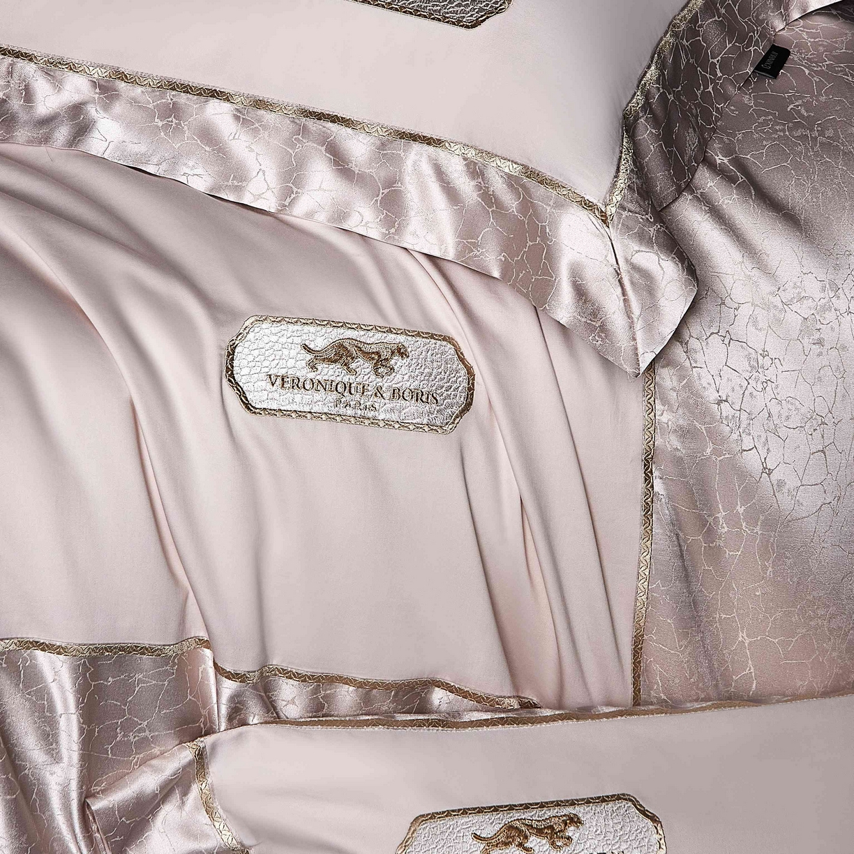 91家纺网 家纺一手货源 找家纺 （总）馨蕊家居 2026春夏新品100S高精密刺绣四件套-简序系列