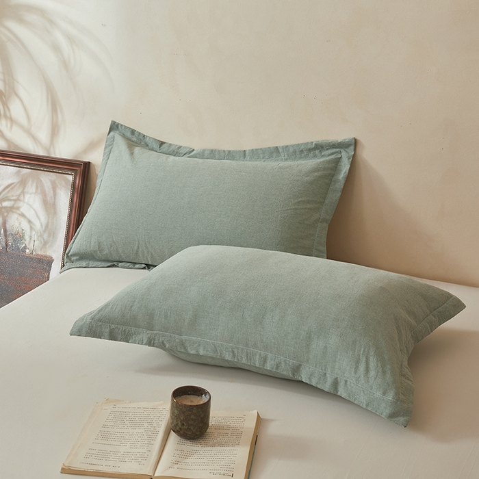 91家纺网 家纺一手货源 找家纺 阳光被业 2026新款100%棉花双层纱夏被新疆棉花空调被可机洗夏凉被绣边踩棉工艺 纯色--豆绿