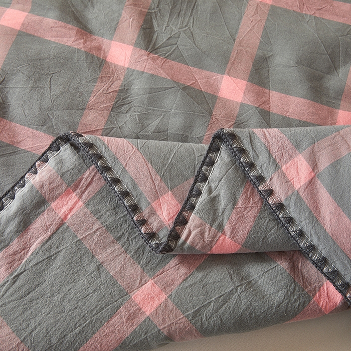 91家纺网 家纺一手货源 找家纺 阳光被业 2026新款100%棉花双层纱夏被新疆棉花空调被可机洗夏凉被绣边踩棉工艺 格调--粉