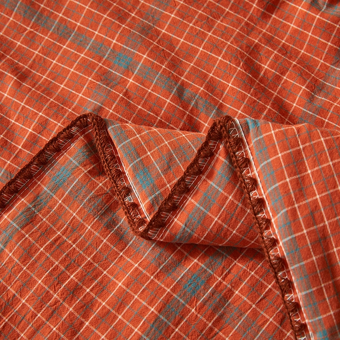 91家纺网 家纺一手货源 找家纺 阳光被业 2026新款100%棉花双层纱夏被新疆棉花空调被可机洗夏凉被绣边踩棉工艺 品味--橘色