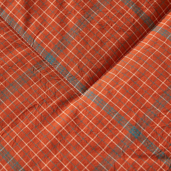 91家纺网 家纺一手货源 找家纺 阳光被业 2026新款100%棉花双层纱夏被新疆棉花空调被可机洗夏凉被绣边踩棉工艺 品味--橘色