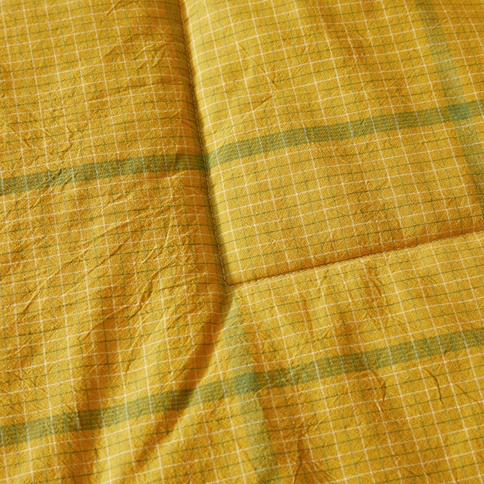 91家纺网 家纺一手货源 找家纺 阳光被业 2026新款100%棉花双层纱夏被新疆棉花空调被可机洗夏凉被绣边踩棉工艺 品味--炫黄