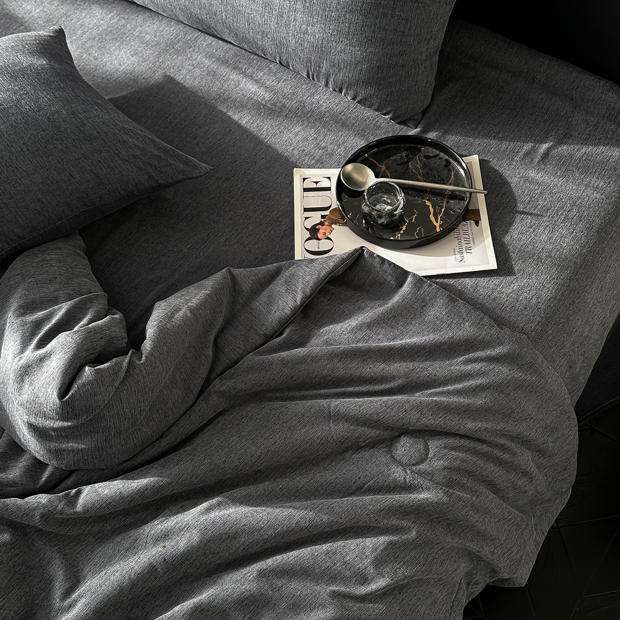 91家纺网 家纺一手货源 找家纺 （总）伊赛家纺 2026新款竹纤维清凉夏被四件套