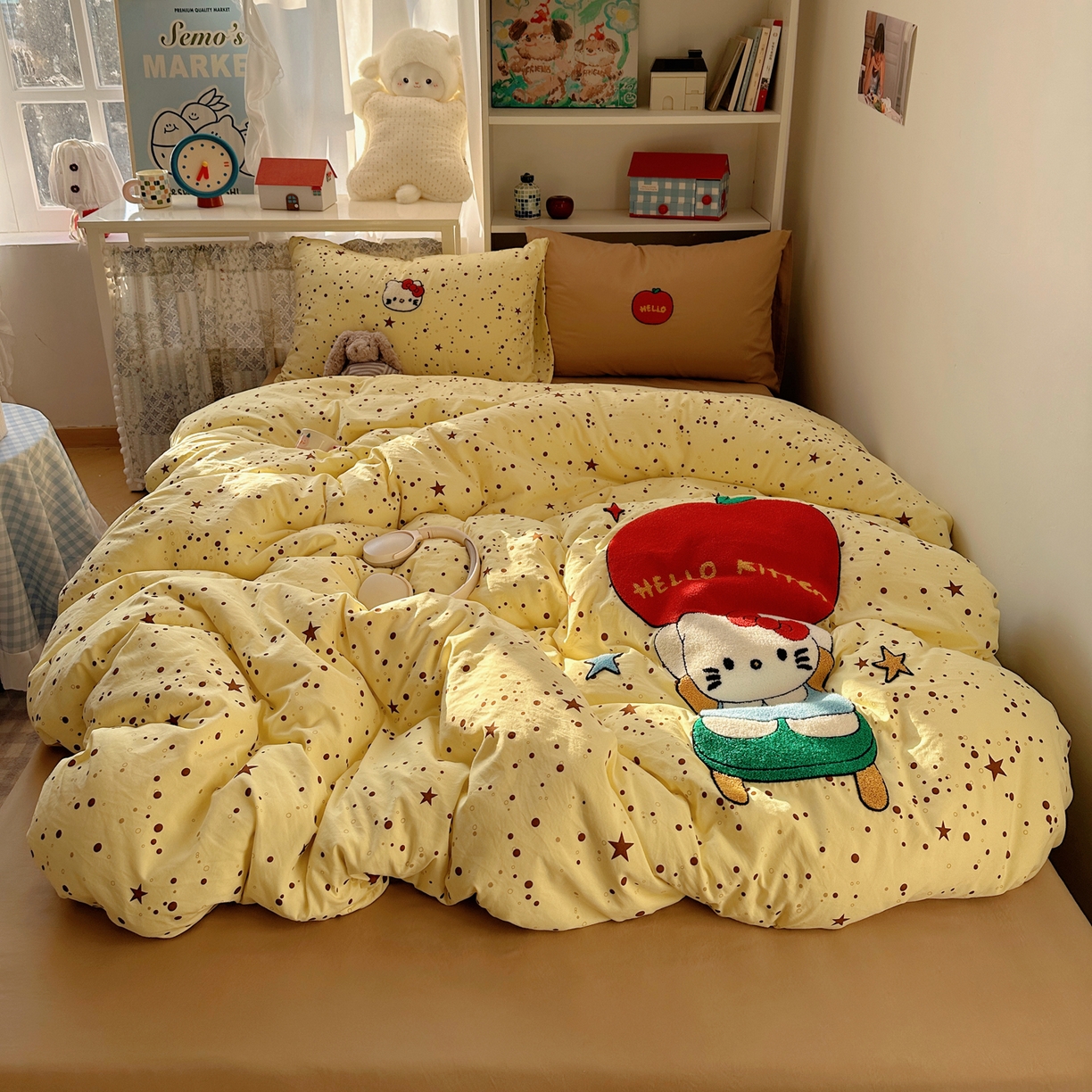 91家纺网 家纺一手货源 找家纺 （总）玉海棠家纺 2026新款高克重超软糯可爱系毛巾绣四件套