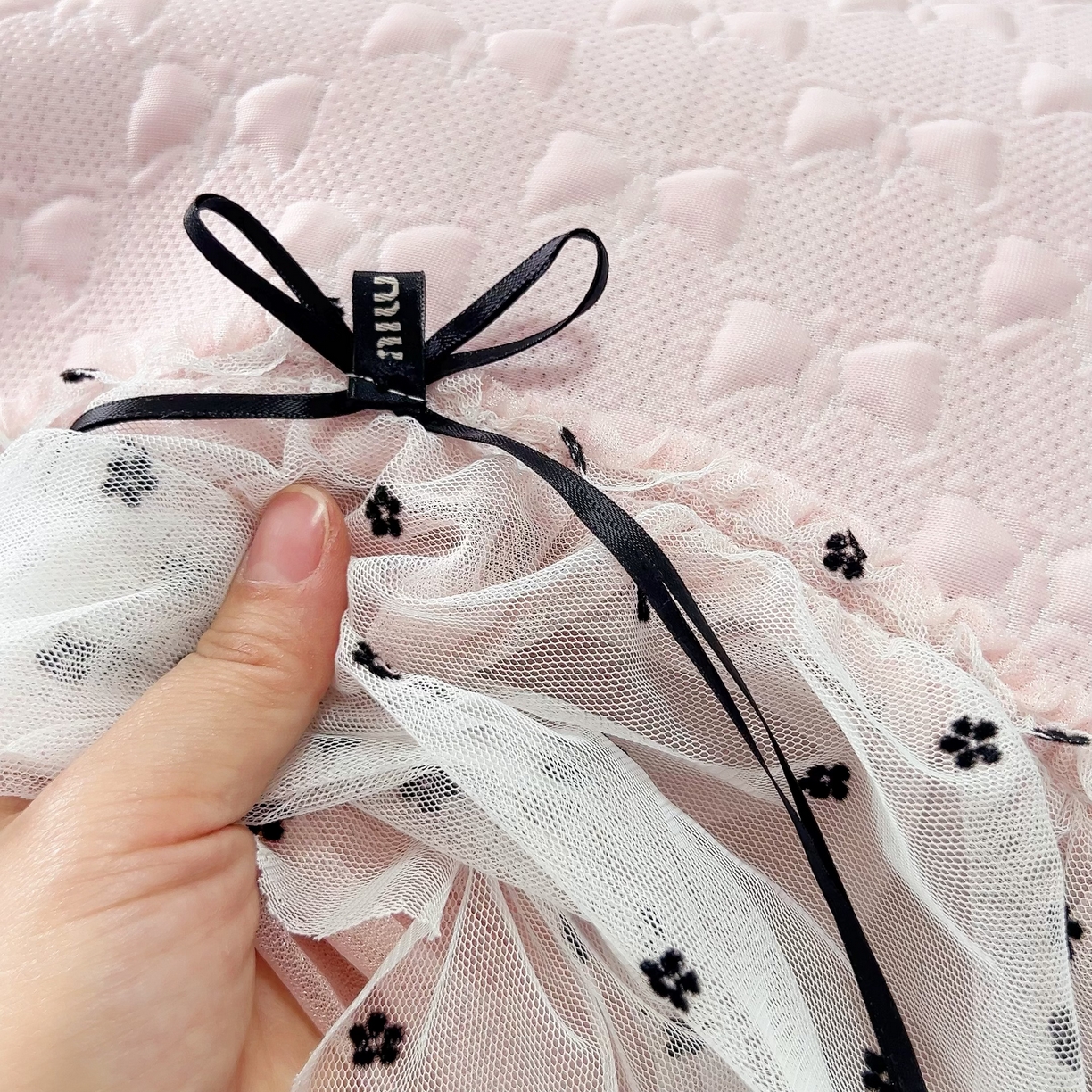 91家纺网 家纺一手货源 找家纺 （总）恋尚羽家纺 2026新款高分子PE凉泡泡大床裙凉感席波浪冰豆豆凉席席子三件套-小确幸