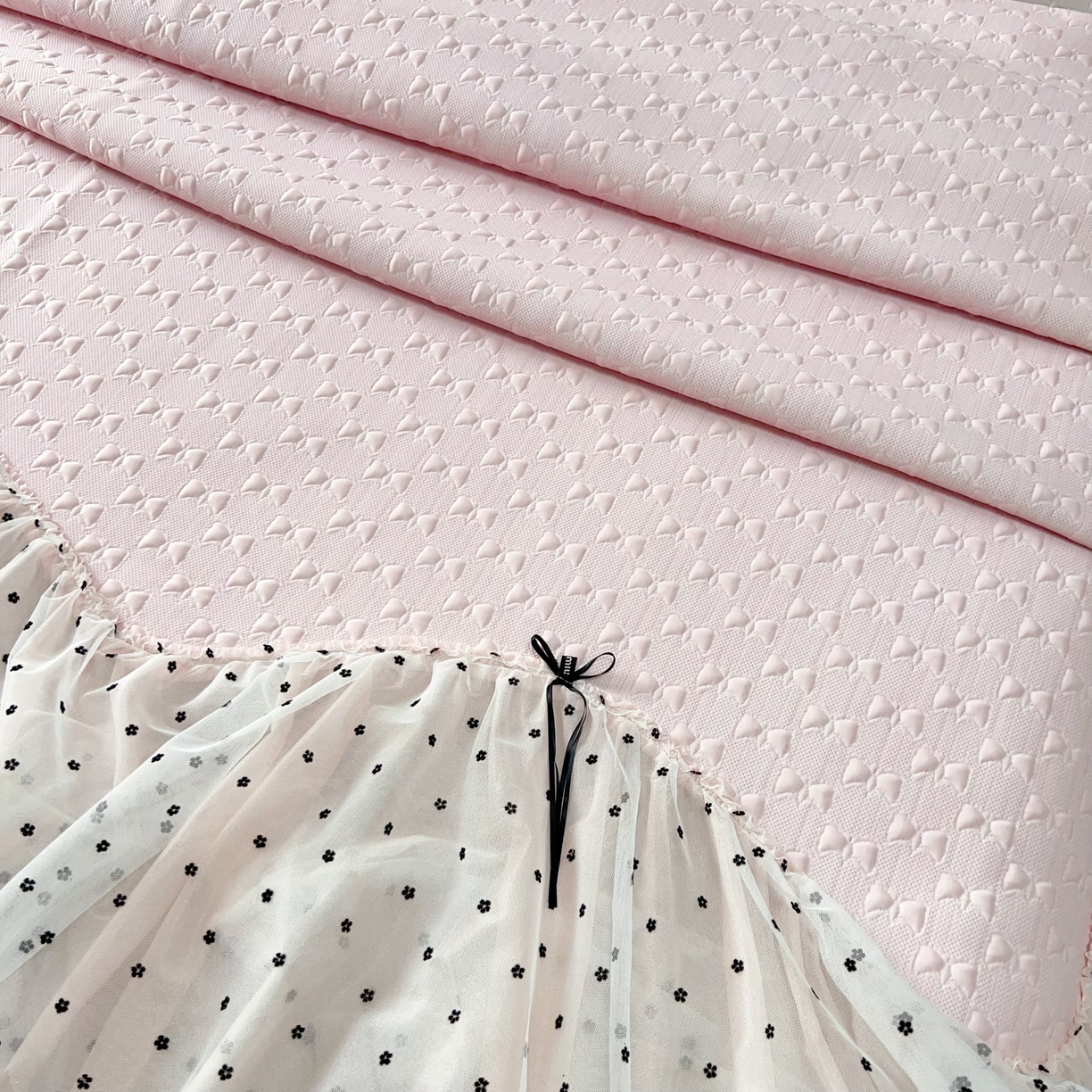 91家纺网 家纺一手货源 找家纺 （总）恋尚羽家纺 2026新款高分子PE凉泡泡大床裙凉感席波浪冰豆豆凉席席子三件套-小确幸