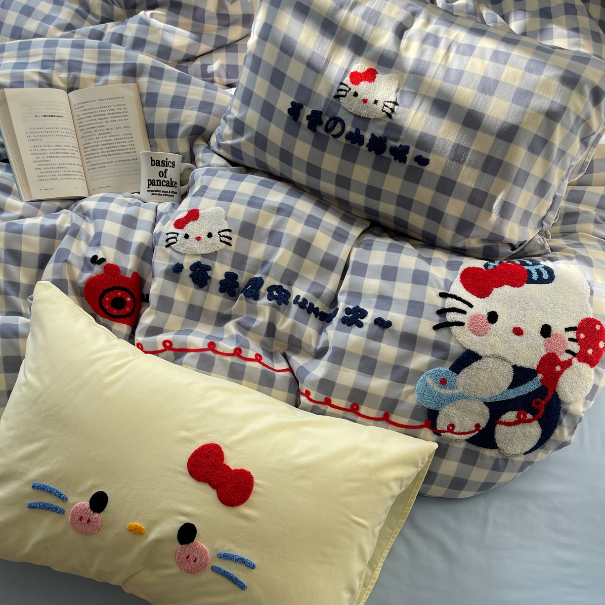 91家纺网 家纺一手货源 找家纺 玉海棠家纺 2026新款高克重超软糯可爱系毛巾绣四件套 每天热线