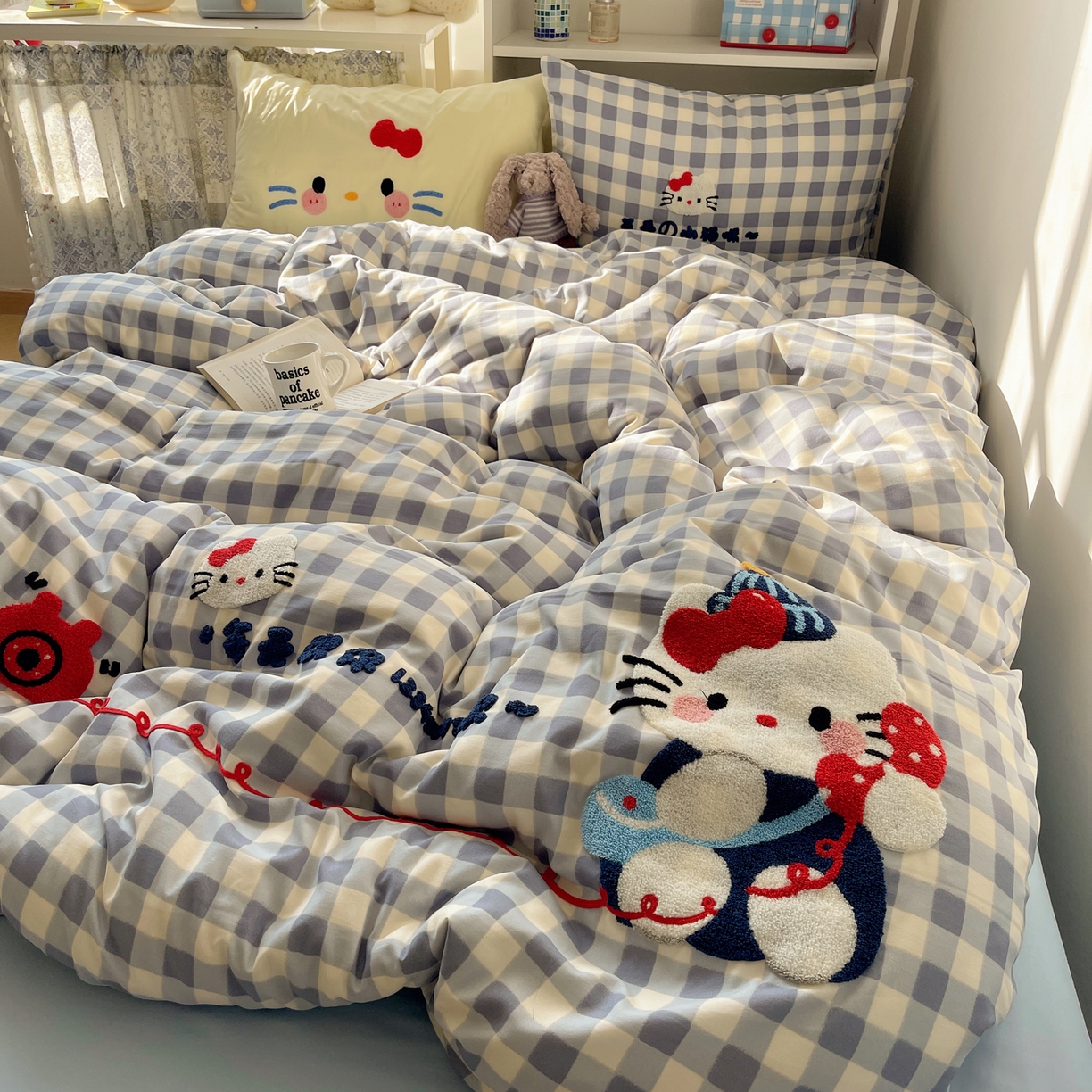 91家纺网 家纺一手货源 找家纺 玉海棠家纺 2026新款高克重超软糯可爱系毛巾绣四件套 每天热线