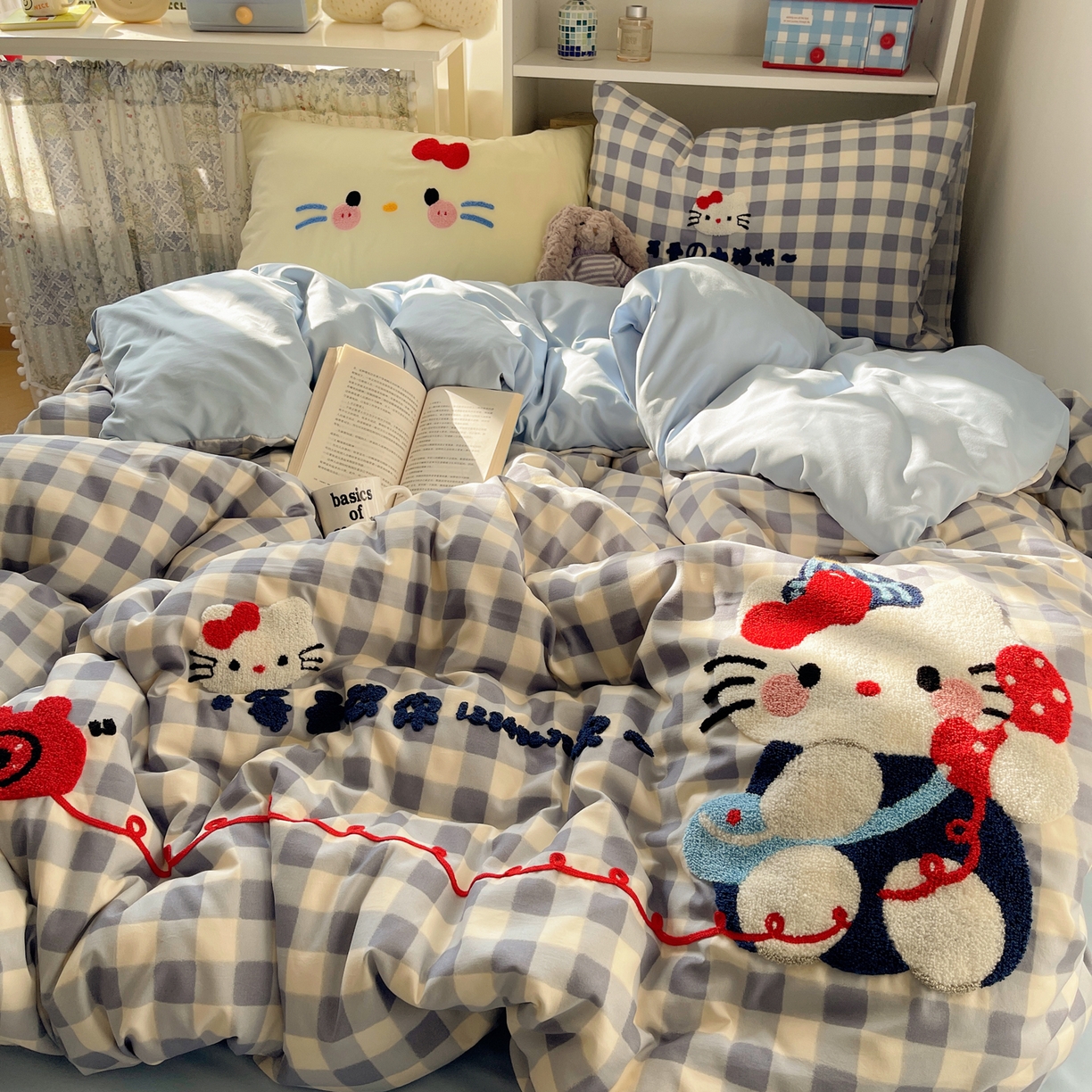 91家纺网 家纺一手货源 找家纺 玉海棠家纺 2026新款高克重超软糯可爱系毛巾绣四件套 每天热线