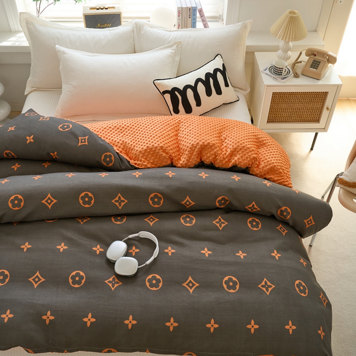 91家纺网 家纺一手货源 找家纺 赛琳 2026新款AB版亲肤棉豆豆绒单被套四季通用单独被套被套单件单被套（有买家秀） 极简生活