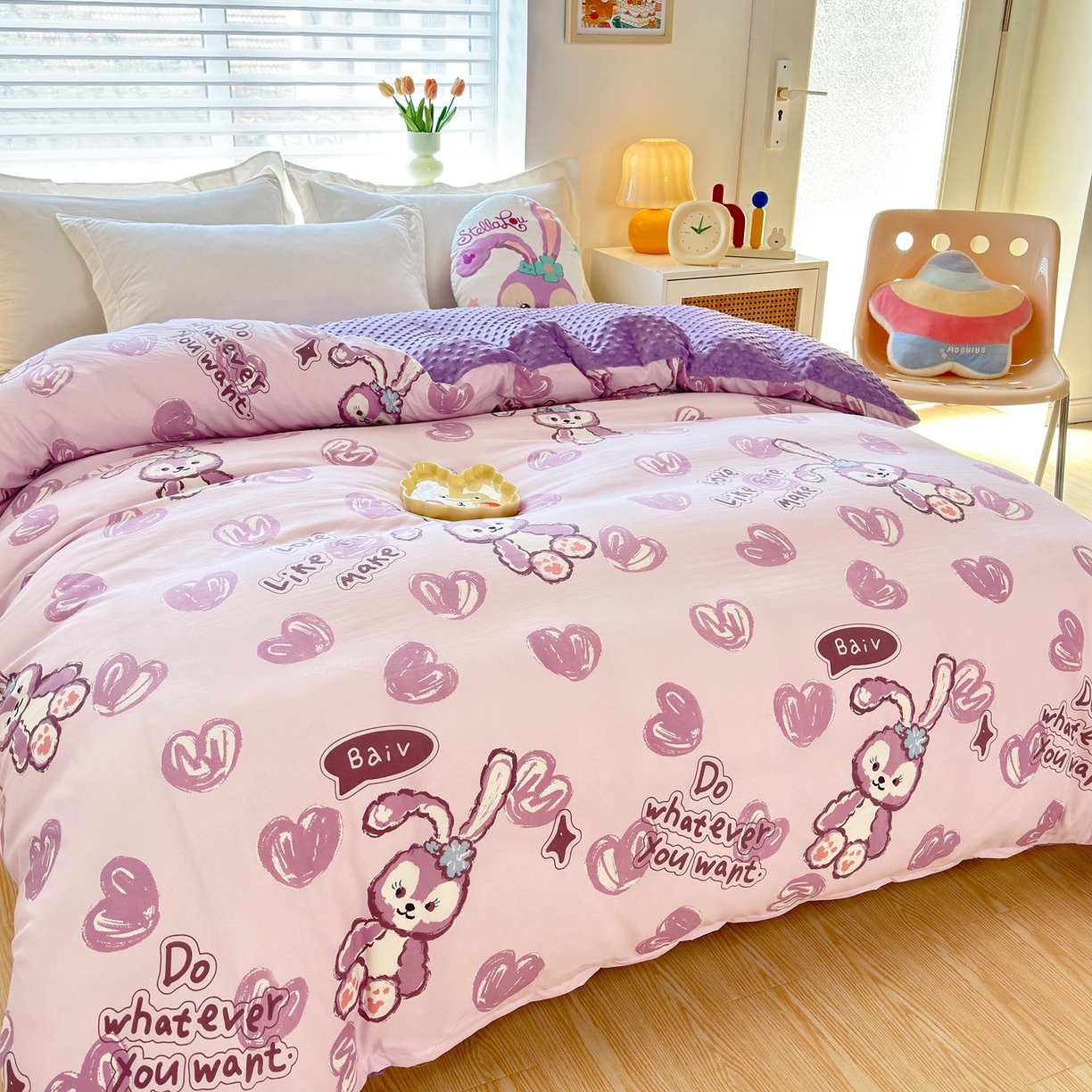 91家纺网 家纺一手货源 找家纺 （总）赛琳 2026新款AB版亲肤棉豆豆绒单被套四季通用单独被套被套单件单被套（有买家秀）