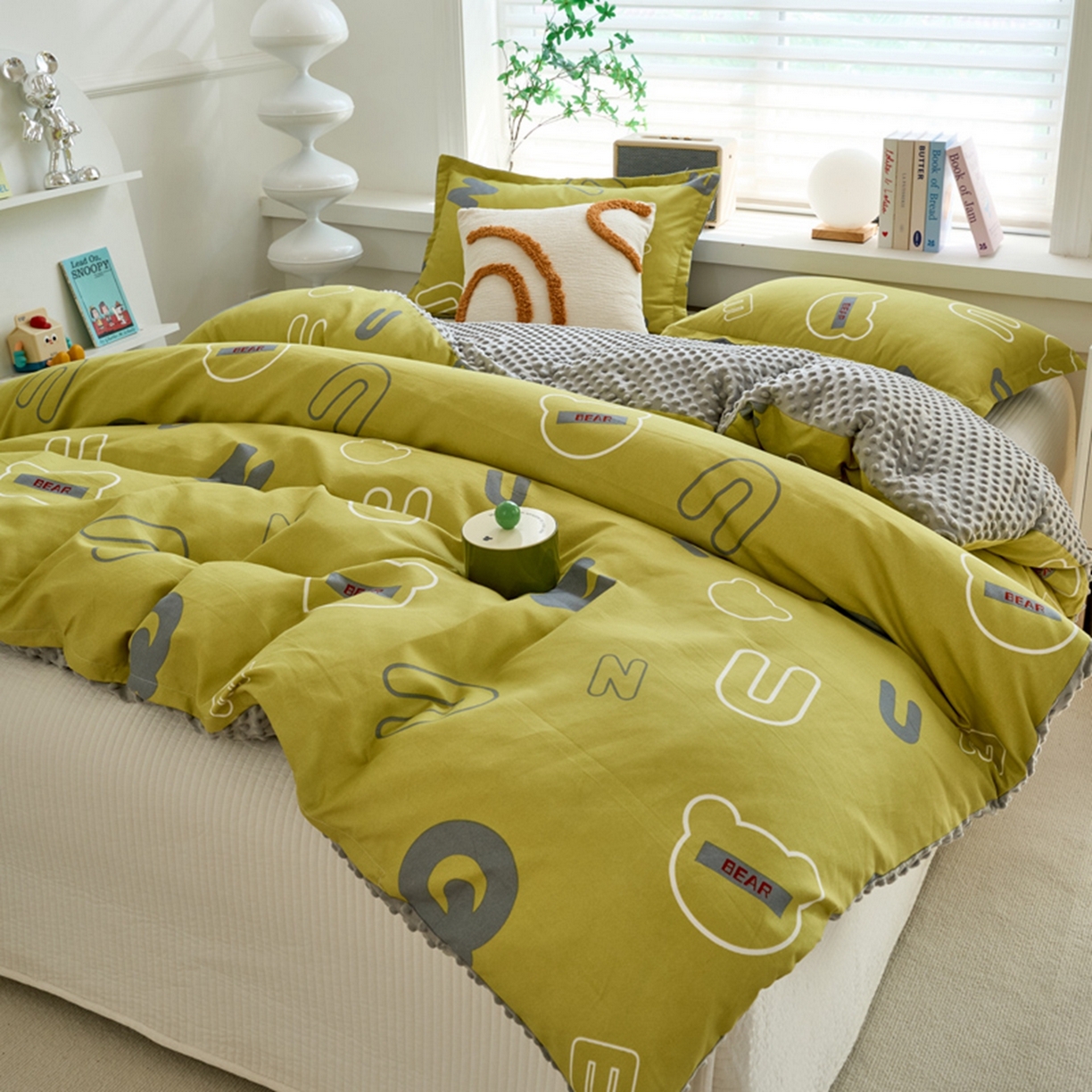 91家纺网 家纺一手货源 找家纺 赛琳 2026新款AB版亲肤棉豆豆绒单被套四季通用单独被套被套单件单被套（有买家秀） 自由空间