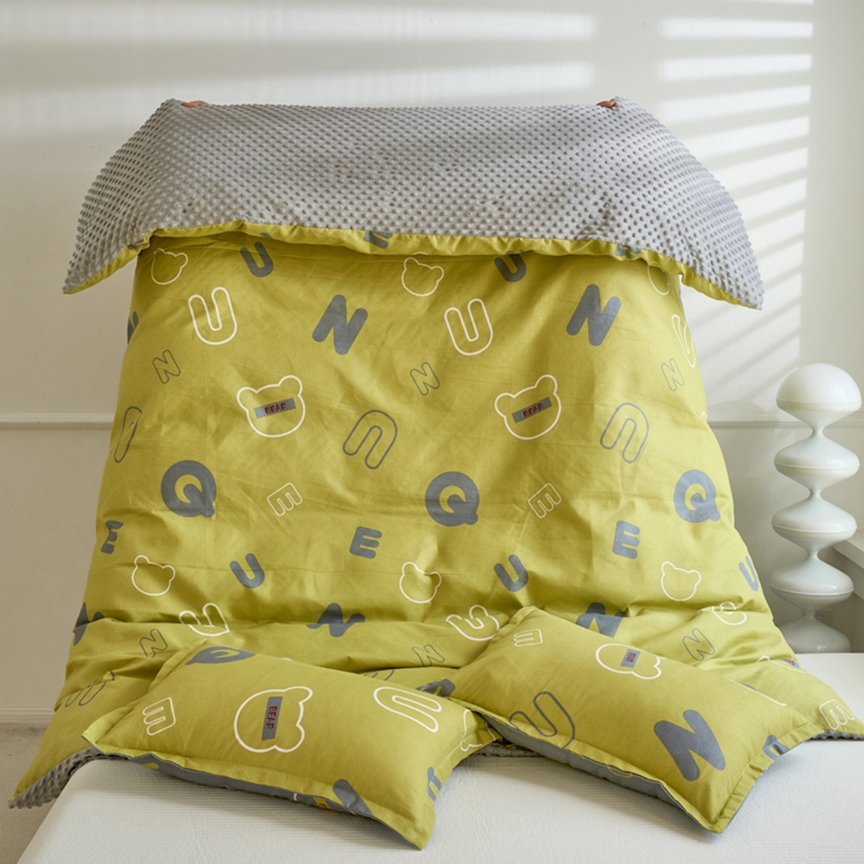 91家纺网 家纺一手货源 找家纺 赛琳 2026新款AB版亲肤棉豆豆绒单被套四季通用单独被套被套单件单被套（有买家秀） 自由空间