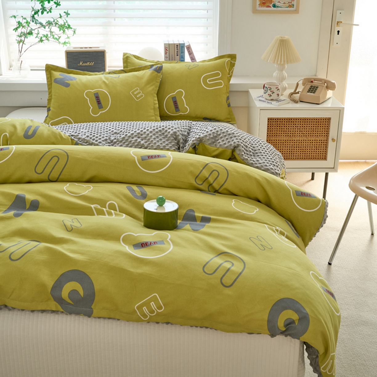 91家纺网 家纺一手货源 找家纺 赛琳 2026新款AB版亲肤棉豆豆绒单被套四季通用单独被套被套单件单被套（有买家秀） 自由空间