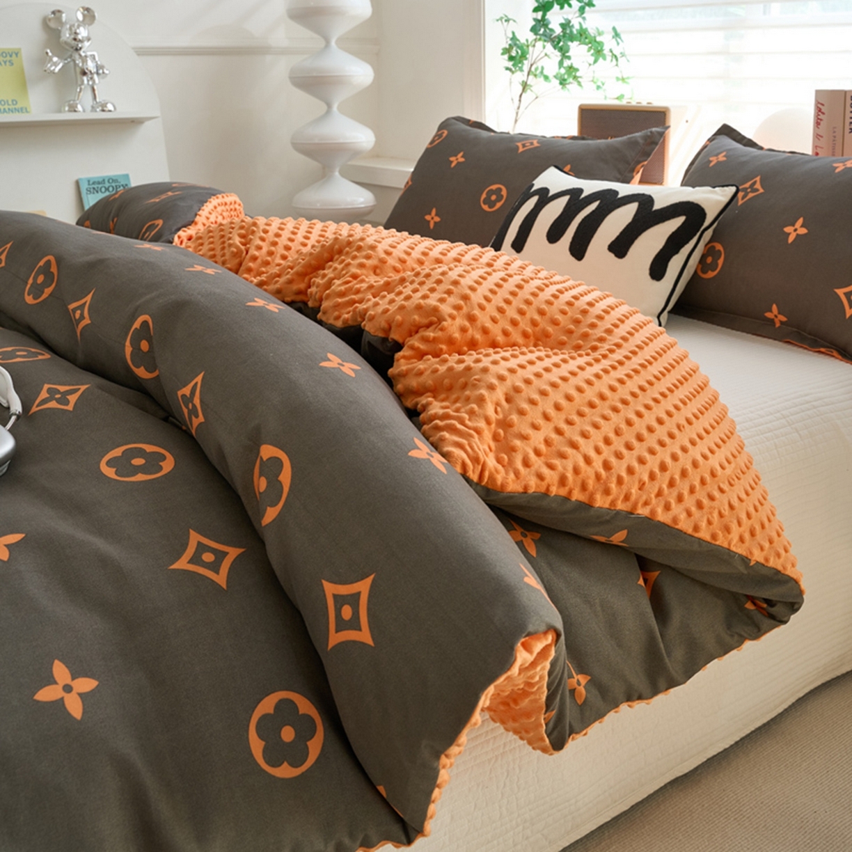 91家纺网 家纺一手货源 找家纺 赛琳 2026新款AB版亲肤棉豆豆绒单被套四季通用单独被套被套单件单被套（有买家秀） 极简生活