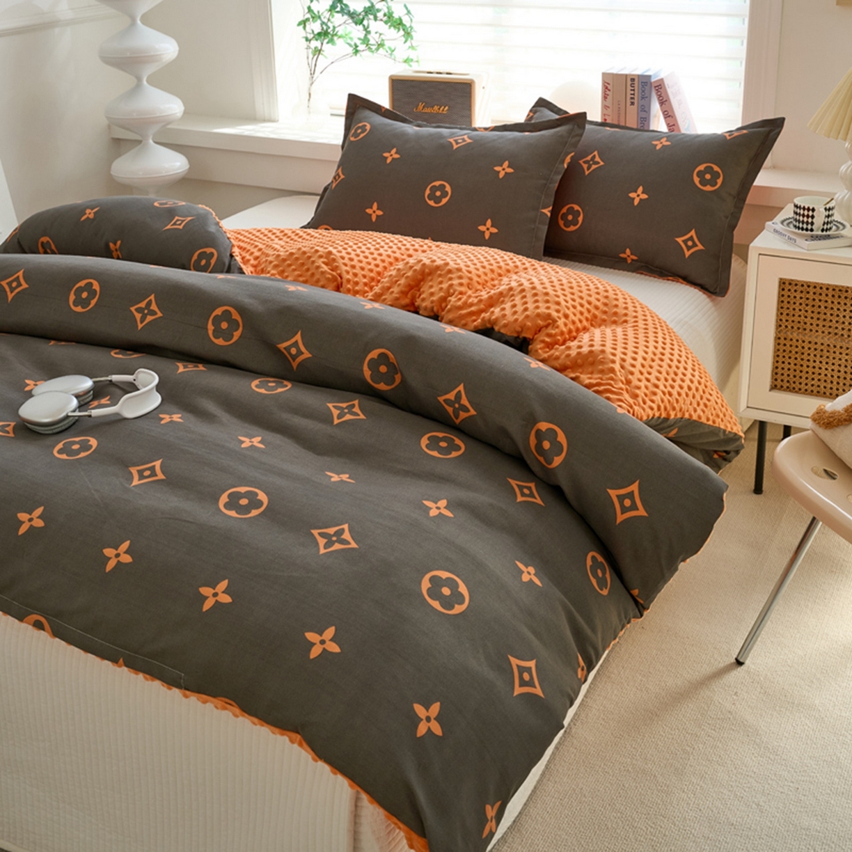 91家纺网 家纺一手货源 找家纺 赛琳 2026新款AB版亲肤棉豆豆绒单被套四季通用单独被套被套单件单被套（有买家秀） 极简生活