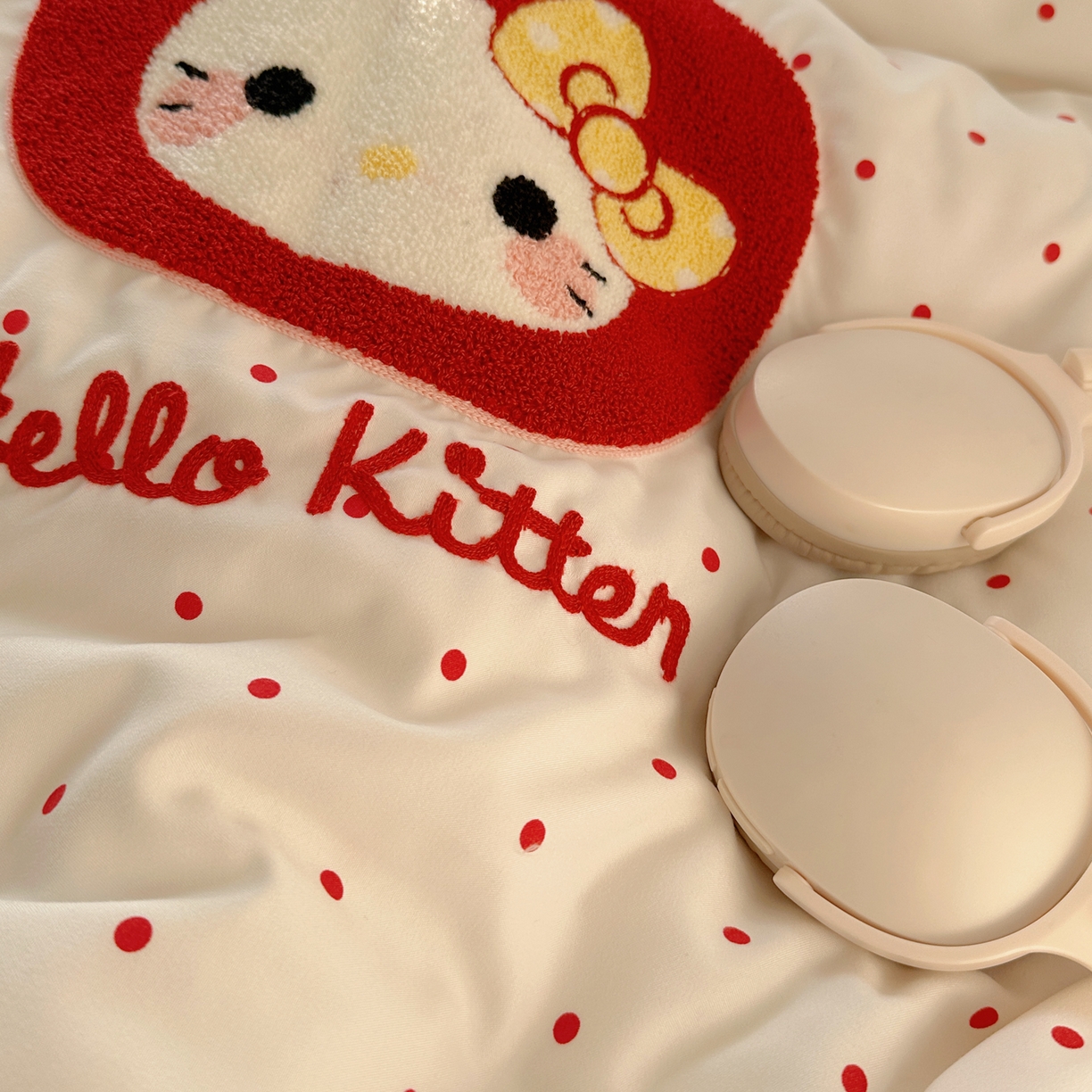 91家纺网 家纺一手货源 找家纺 玉海棠家纺 2026新款高克重超软糯可爱系毛巾绣四件套 小苹猫咪