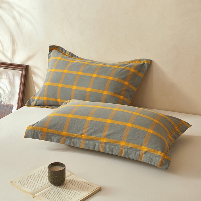 91家纺网 家纺一手货源 找家纺 锦尚坊被芯馆 2026新款100%纯棉色织绣边100%棉花夏被全棉夏凉被空调春秋被买家秀+V 格调--黄