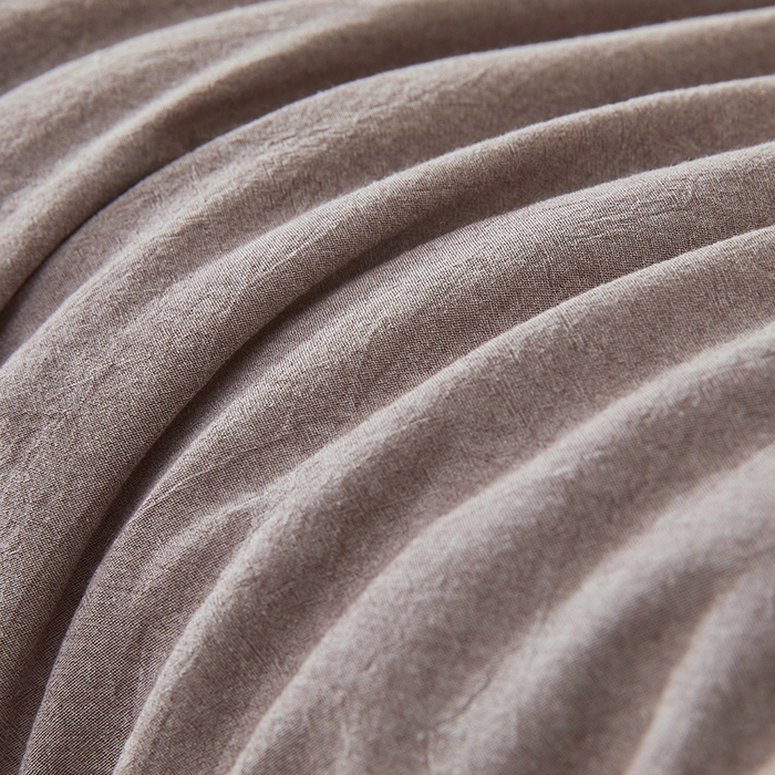 91家纺网 家纺一手货源 找家纺 锦尚坊被芯馆 2026新款100%纯棉色织绣边100%棉花夏被全棉夏凉被空调春秋被买家秀+V 纯色--豆沙色