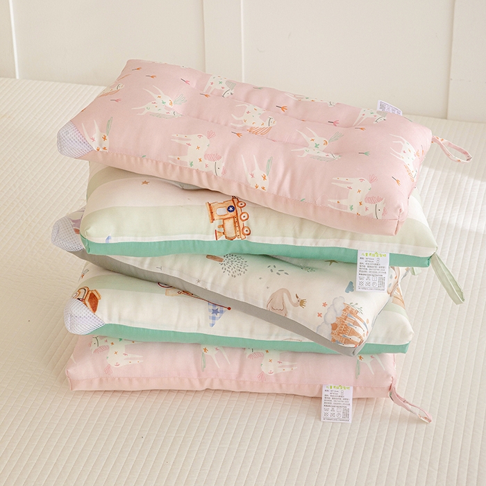 91家纺网 家纺一手货源 找家纺 （总）十九色 2026新款50莱赛尔卡通印花儿童夏被同款枕头枕芯